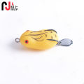 Frog Luya Fake Bait Sequined Double Hook Cross-Border Luminous Thunder Frog Bait Small Thunder Frog Outdoor Fishing Fake Bait.