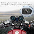 Waterproof Motorcycle Driving Recorder Locomotive Recorder Front And Rear Dual Lens Recorder 720P Recorder Motorcycle Dash Camera.