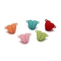 St.kunkka 5set/bag Mixed Colour Love Heart Magnet Buckle Strong Magnetic Clasps Necklace Bracelet Buckle Connectors End Caps DIY Jewelry Making. 