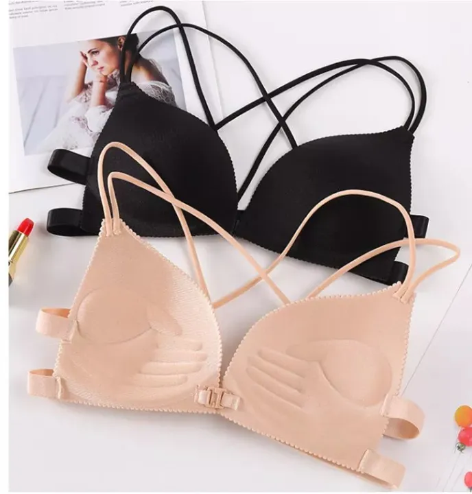 Front%20Closure%20Cup%20single%20hook%20bra(Skin/Brown)%20-%20Image%203