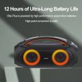 XDOBO Vibe Plus Portable Wireless Speaker with BT5.0 Technology IPX5 Waterproof 80W Speakers-black. 