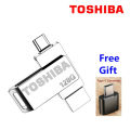 2 IN 1 Metal OTG 128GB Flash Drive USB 2.0 Mini Pen Drives. 