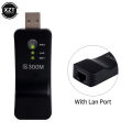 Universal Wireless USB 300Mbps Smart TV Wifi Adapter TV Sticks RJ45 Ethernet Network for Samsung Sony TV. 