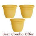 8" Plastic Flower Tob 03 Pcs Bundle Plastic Flower Tub Gardening Tob planter/Plastic Planter/ Gardenware tools 8" inch.