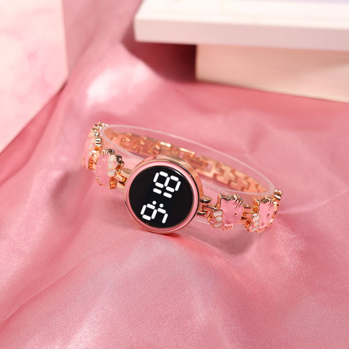 Rose Gold - Women's Pink Hello Kitty Mini Digital Round Watch