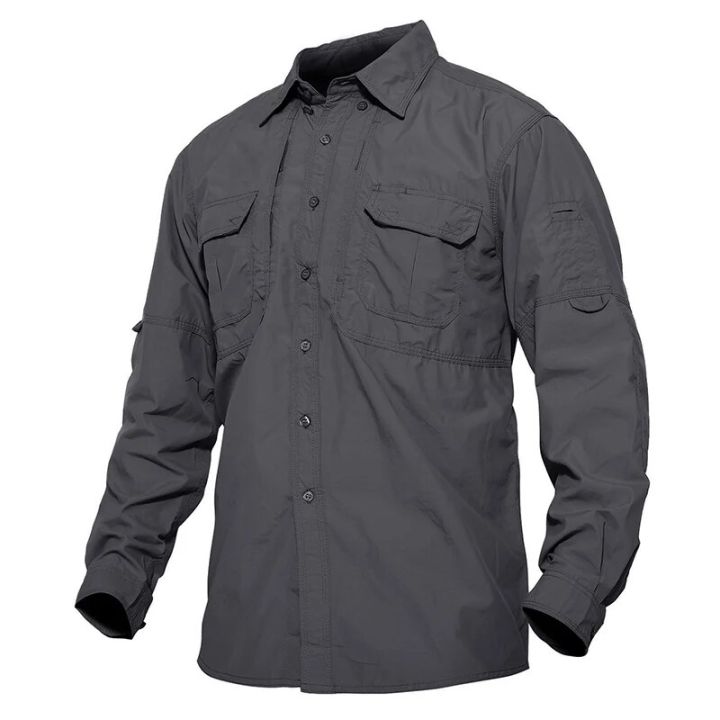 TACVASEN%20Men's%20Tactical%20Shirts%20Summer%20Lightweight%20Quick%20Drying%20Shirts%20Hiking%20Nylon%20Shirts%20Long%20Sleeve%20Outdoor%20Work%20Cargo%20Shirts%20-%20Image%207