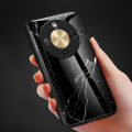 Biruiqu For Honor X9D Fashion Marble Tempered Glass Back Case Cover. 