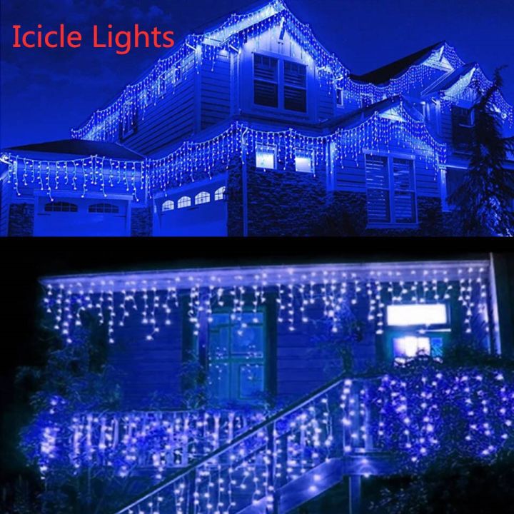 Waterproof%20Outdoor%20Curtain%20Icicle%20Lights%20Droop%200.4-0.6m%20%20LED%20Fairy%20String%20Light%20for%20Wedding%20Christmas%20Holiday%20Home%20Decoration--Blue--%20-%20Image%202