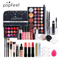 POPFEEL Makeup Kit ALL IN ONE Full Facial Makeup Set Eye Shadow Lip Gloss Eyeliner Makeup Brushes Cosmetics Bag Makeup Products.