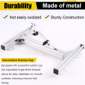 DIY Linear Actuator Bracket Adjustable Angle Linear Reciprocating Motor Bracket Foldable Stand with Suction Cup. 