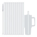【Customer favorite】 6 Pack Replacement Straws Compatible Stanley 40oz Tumbler Plastic Reusable For Travel Tumbler Ice Cup Straw Set-Cola Kids. 