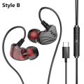 OLAF DAC Type C Earphones Wired Headset USB C Gamer Headphones Cable Handsfree Type-C Earbuds For iPhone 15 Samsung Xiaomi Phone.