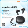 Anker Soundcore R50i True Wireless Earbuds With 30H Playtime, AI-Enhanced Calls, BassUp Technology, Bluetooth 5.3. 
