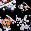 60 pcs Plastic Gear Set DIY Rack Pulley Belt Worm Single Double Gears Encounter.