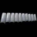 100/500pcs Tips Transparent Half Cover Nails Half French False Nail Art Tips Acrylic UV Gel Manicure Tip DIY Tool. 