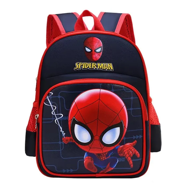 Marvel%20New%20Kids%20Cartoon%20Schoolbags%20For%20Boys%20Cute%20Captain%20America%20Spider-man%20Large%20Capacity%20Backpack%20Children's%20Fashion%20Light%20Bag%20-%20Image%205