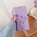 Butterfly Pattern PU Leather Flip Wallet Case for iPhone 17 16 15 14 13 Pro Max 12 11 XR XS with Card Slots Soft TPU Protective Cover.