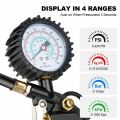 Car Tire Pressure Gauge 220 PSI Tire Inflator with Valve Core Tool Air Compressor for Car Motorcycle Bicycle Truck. 