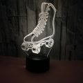 Foreign Trade New the Skating Shoes Colorful 3D Night Light Colorful Remote Touch 3D Lamp Colorful Touch 3D Table lamp. 