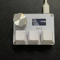 SayoDevice OSU O3C Rapid Trigger Hall Switches Keyboard 3 Key With Knob Wooting Magnetic Red Switches Keyboard With Screen. 