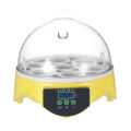 7 Eggs Mini Digital Egg Incubator Hatcher Transparent Eggs Hatching Machine Automatic Temperature Control for Chicken Duck Bird Eggs AC110V. 