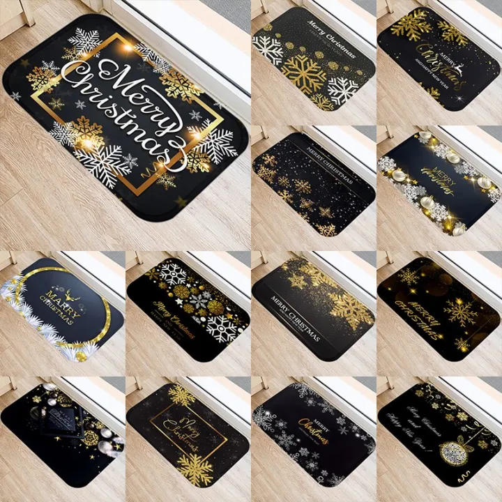 Black%20Golden%20ChristSnow%20Decoration%2040*60%20Kitchen%20Entrance%20Door%20Mats%20Coral%20Velvet%20Carpet%20Doormat%20Indoor%20Floor%20Anti-Slip%20Rug-40cmx60cm%20-%20Image%203