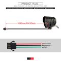 36V-60V E-Bike Headlight EScooter LED Front Lamp Electric Horn Set. 