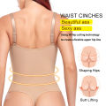 Shapewear Bodysuit Thong Body Shaper for Women Waist Trainer Corset Deep V Neck Slimming Underwear Built-in Bra Camisoles Tops. 