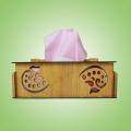 Wooden Tissue Box Cover Rectangular Ficial Tissue Holder- ICTTHWS001. 