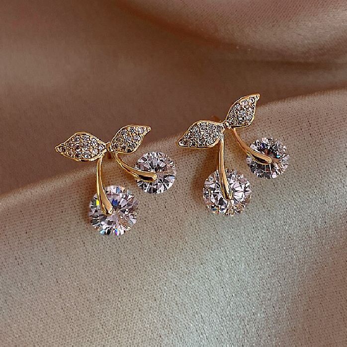 Trendy%20Cute%20Crystal%20Cherry%20Rhinestone%20New%20Stud%20Earrings%20for%20Women%20-%20Earrings%20for%20Girls%20Simple%20Top%20Fashion%20Jewelry%20Gift%20for%20Wedding%20Engagement%20Party%20-%20Image%202