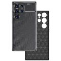 Carbon Fiber Cover For Samsung Galaxy S24 Ultra Case Silicone Funda For Samsung S24 Ultra Thin Phone Case For Samsung S24 Ultra. 