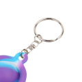Simple Dimple Fidget Toy, Mini Pop Bubble Squeeze Sensory Toy Keychain for Home, Office, School. 