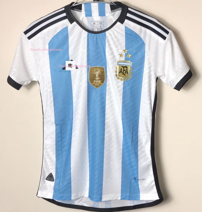 Argentina 2022 World Cup Jersey Player Edition Short Sleeves Qatar 2022
