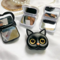 3D Cute Animal Cartoon Cat Design Foldable Mirror Mobile Phone Holder Phone Socket Griptok Smartphone Desktop Lazy Bracket.