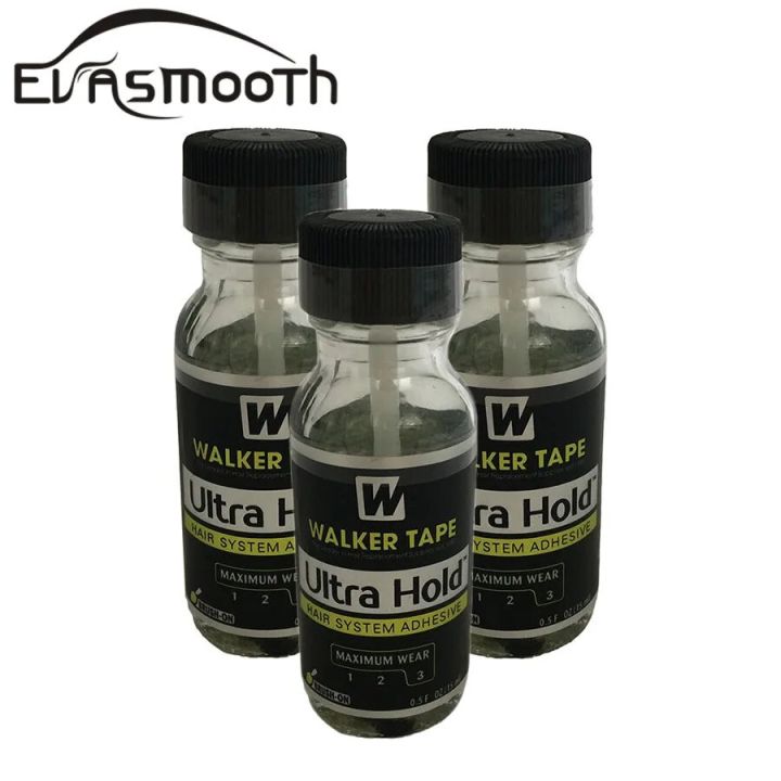 Men Toupee Ultra Hold Hair Adhesive Glue Brush-on Lace Wig Hair System Adhesive Full pu Men Wig Glue