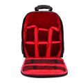 New Multi-functional Small DSLR Digital Camera Video Backpack Bag Waterproof Outdoor Camera Bag - red. 