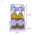Bottle Carrier Foldable Practical Drink Carrier Water Bottle Rack for Camping Outdoor. 