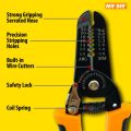 180Mm Welloo Wire Stripper Cutter Wire Stripping Tool And Multi-Function Hand Tool - Multimeter.