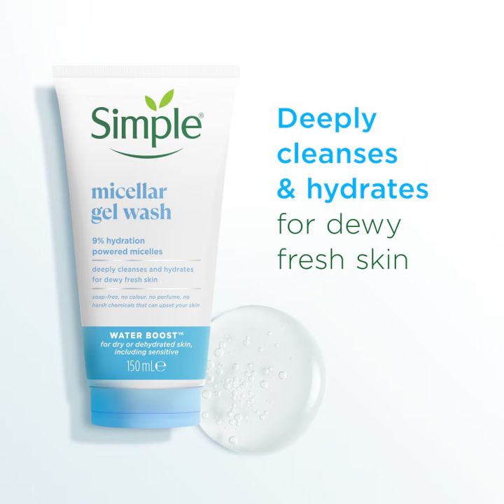 Simple%20Water%20Boost%20Micellar%20Facial%20Gel%20Wash%20-%20150ml%20-%20Image%202
