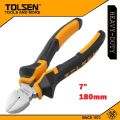 TOLSEN 7" Diagonal Cutting Pliers, 7", 180mm TPR Handle Model: 10004. 