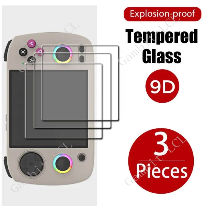 3PCS 9H HD Tempered Glass For Anbernic RG CubeXX Console Coopreme RGCubeXX 3.95 Games Screen Protector Cover Film