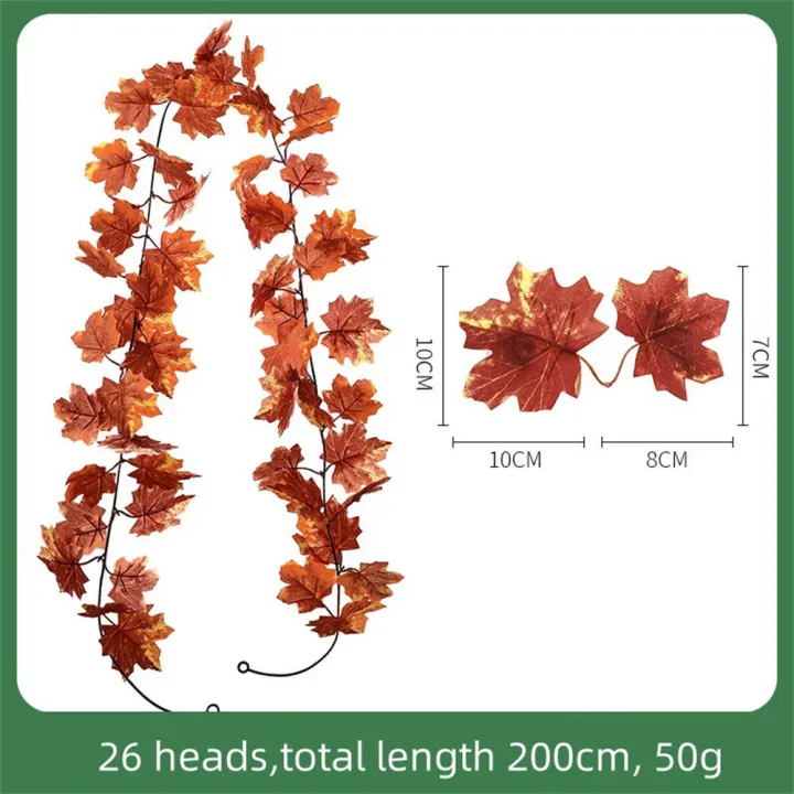 Christmas%20Garden%20Decor%20Thanksgiving%20Day%20Fall%20Leaves%20Autumn%20Hanging%20Vine%20Wedding%20Maple%20Leaf%20Garland%20Vine%20-%20Image%208