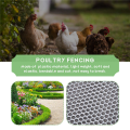 Reusable Plastic Chicken Wire Fence Mesh (White). 