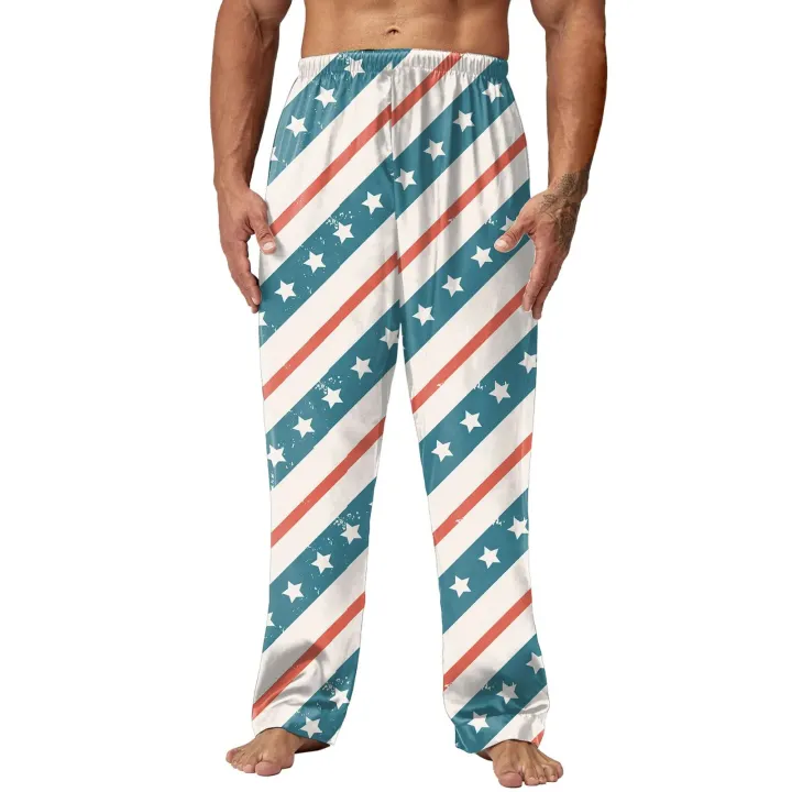 L%20Fluff%20Yeah%20Slide%20Chinos%20Men%206%20Foam%20Men%20Spring%20Summer%20Independence%20Day%20Print%20Pajama%20Pants%20Long%20Pants%20Casual%20Pants%20-%20Image%205