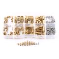 300X Brass M2 Hex Column Standoff Support Spacer Screw Nut Assortment Kit. 
