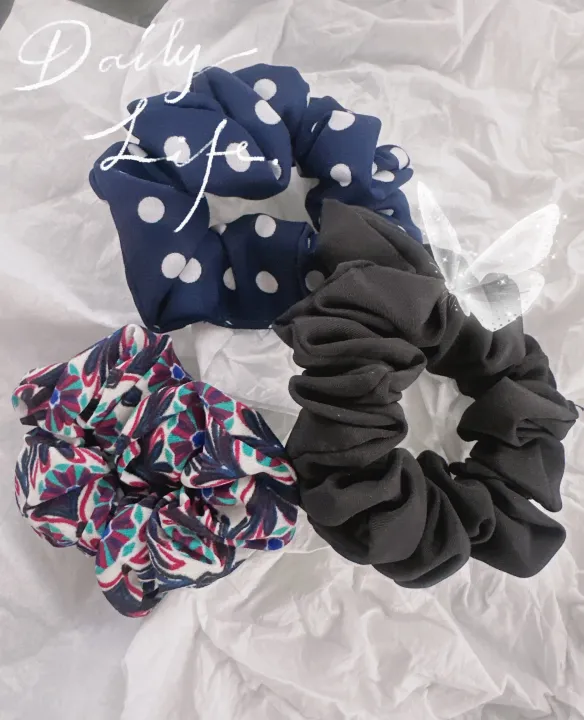 Silk%20scrunchie%20women%20elastic%20Satin%20Hair%20Bands%20big%20black%20hair%20tie%20for%20girls%20large%20hairbands%20Hair%20Accessories%20Elegant%20Retro%20Shiny%20Starry%20Dots%20Hair%20Scrunchies%20Satin%20Silk%20Hair%20Bands%20Women%20-%20Image%202