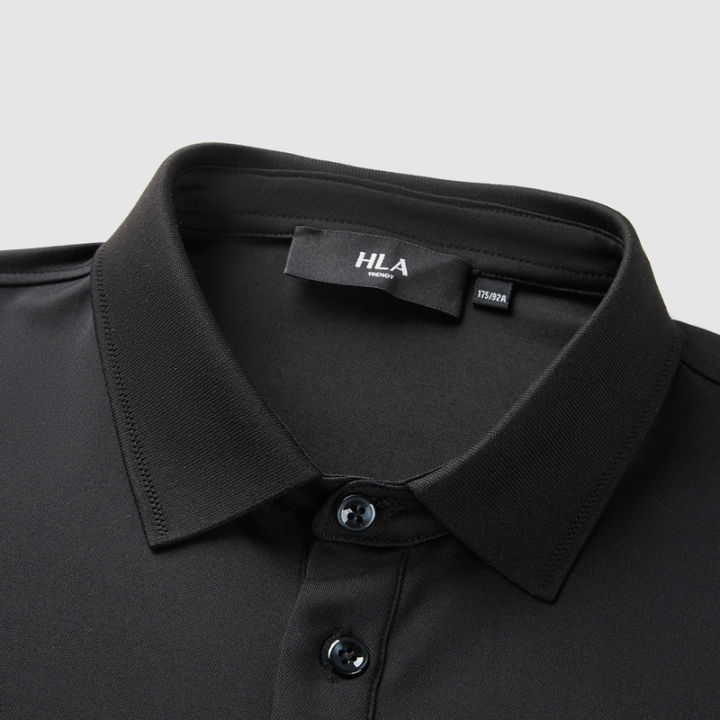HLA/Hailan%20Home%20Light%20Business%20Short%20SleevePolo2023Spring%20and%20Summer%20New%20Printing%20Lapel%20Cool%20Short%20SleeveTMen's%20T-shirt%20-%20Image%203