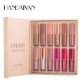 Handaiyan 12 Color Matte Liquid Lipstick Set Long-Lasting Smudge Proof. 