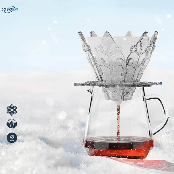 Coffee Filter Cups Cone Coffee Filters Foldable Easy to Clean with Coffee Filter Paper Coffee Pot Filter Cup Filter for Cafe Home Restaurant