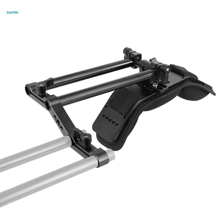 Camera%20Shoulder%20Pad%20with%20Rod%20Clamp%20Replacement%20Z%20Shape%20Offset%20Raised%20for%20Shoulder%20Support%20Rail%20-%20Image%203